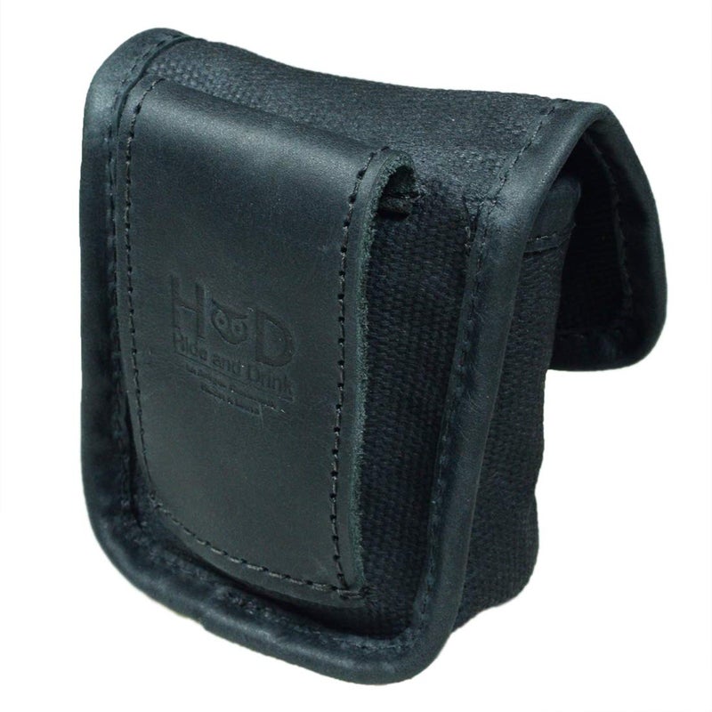Hide & Drink, Squared Pouch with Belt Loop, Multi-Purpose Hip Bag, Utility Pouch for Hiking, Fishing, Camping and Outdoor Accessories, Waxed Canvas, Handmade, Charcoal Black - Image 4